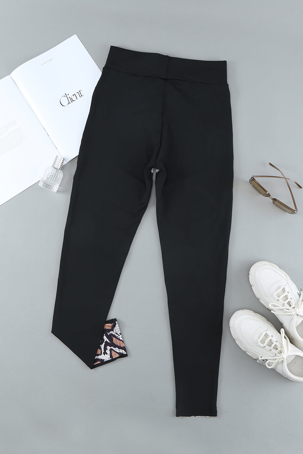Leopard Patchwork Butt Lifting High Waist Leggings
