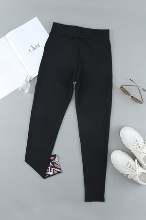 Leopard Patchwork Butt Lifting High Waist Leggings