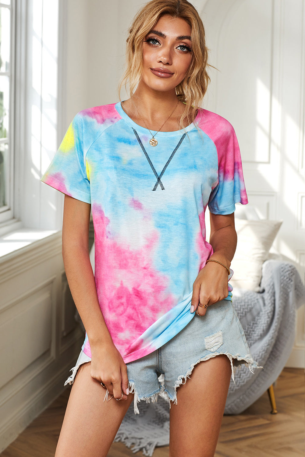 Multicolor Dip Dye T-Shirt