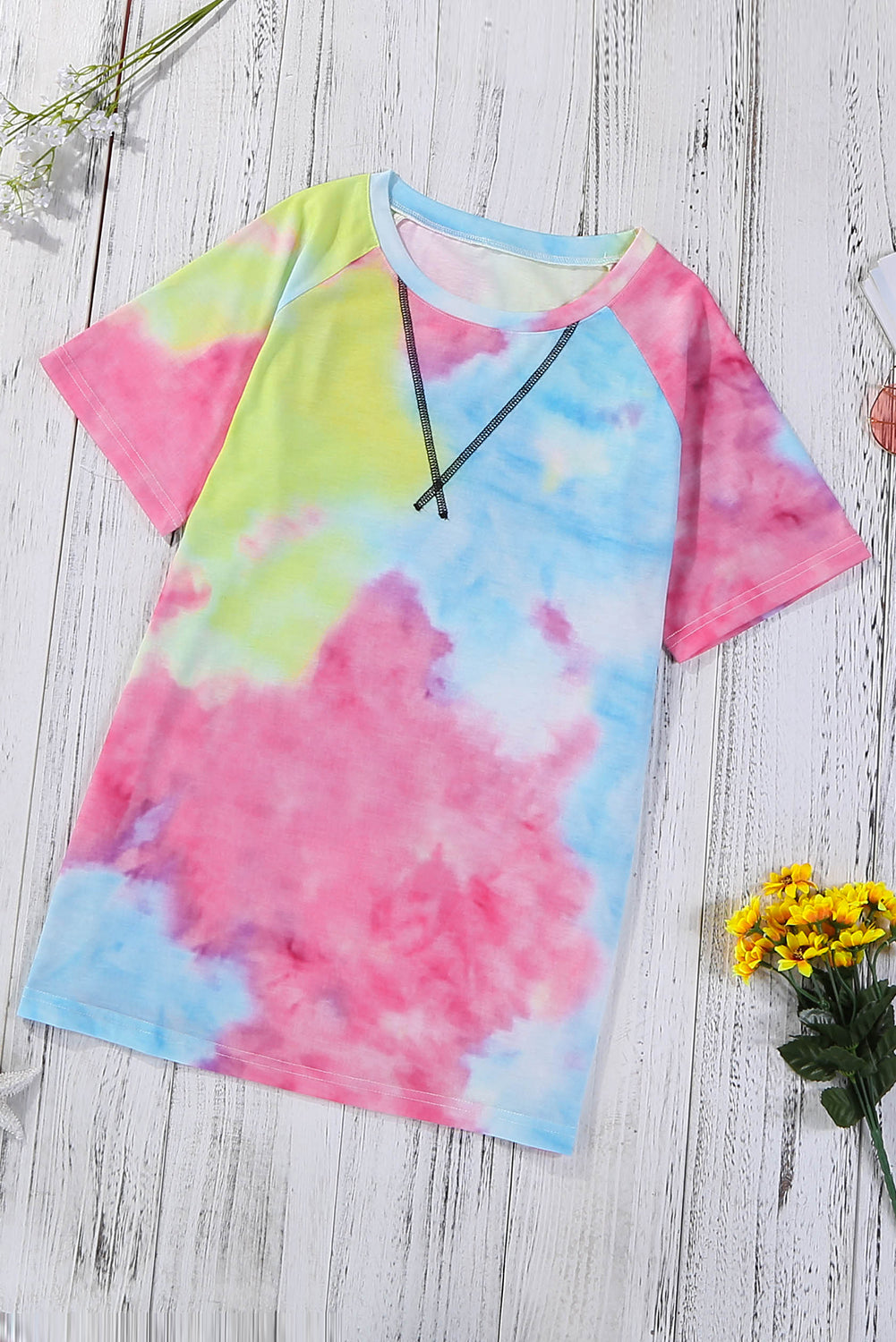Multicolor Dip Dye T-Shirt