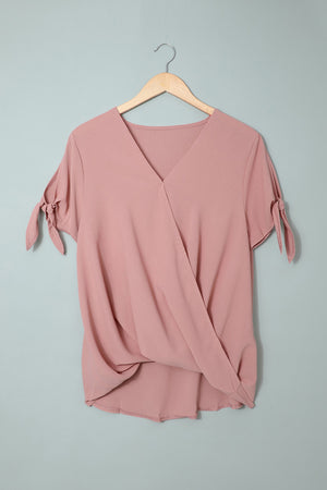 Pink Charismatic Drape Blouse