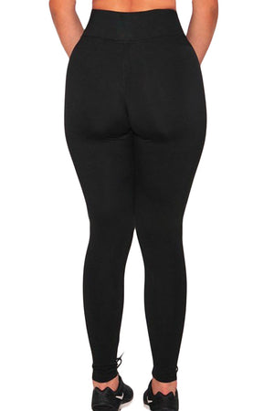 Black Sheer Mesh Gym Leggings