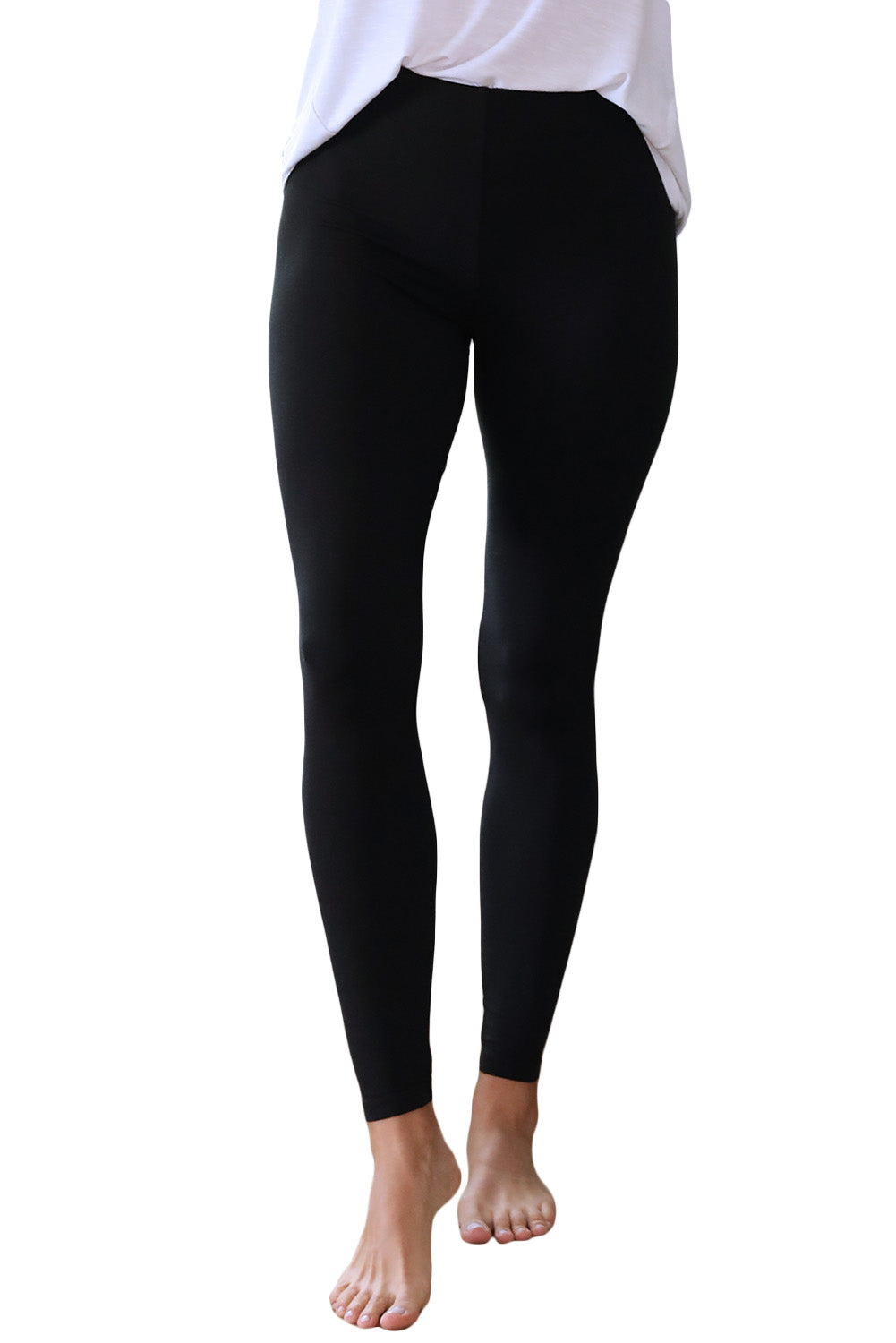Black Stretchy Fit High Waist Leggings